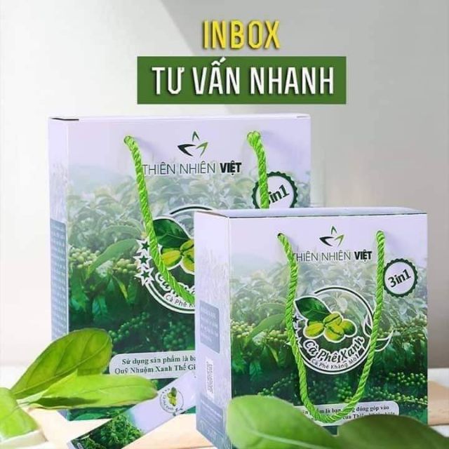 Cà phê xanh kháng mỡ cty TNV