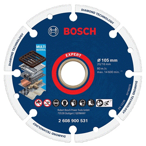 Đĩa cắt sắt kim cương Bosch 100x20/16mm