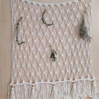Dây macramé trang trí macramé treo ảnh tick note