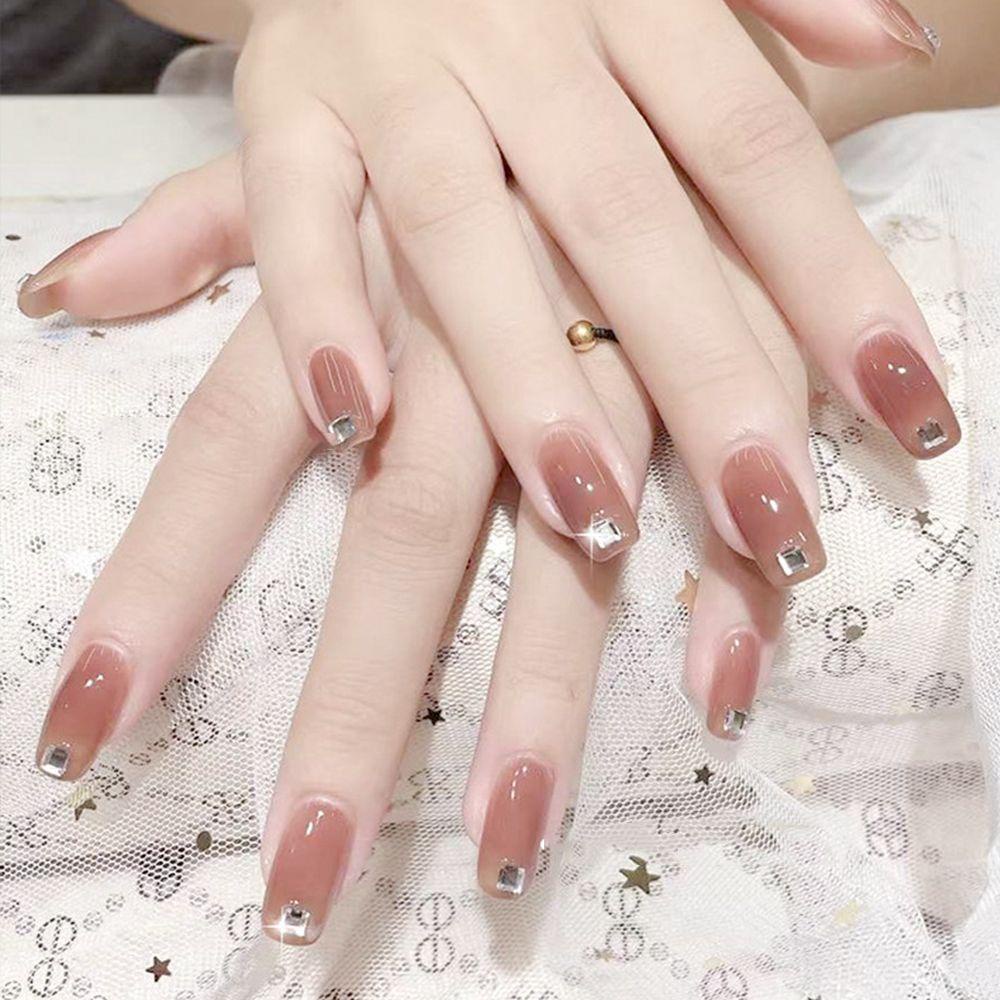 Phụ Kiện Trang Trí Móng Tay Hình Vuông Cỡ Nhỏ Thời Trang DIY|Phụ Kiện Trang Trí Móng Tay Hình Vuông Tiện Dụng