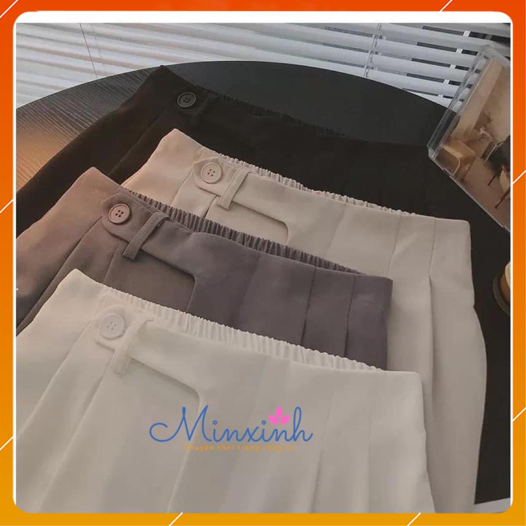 Quần Baggy nữ lưng chun sau cạp tim lồng đai đỉa cá tính phom đẹp màu sắc đen ghi be trắng mã Q0888 Doly | BigBuy360 - bigbuy360.vn