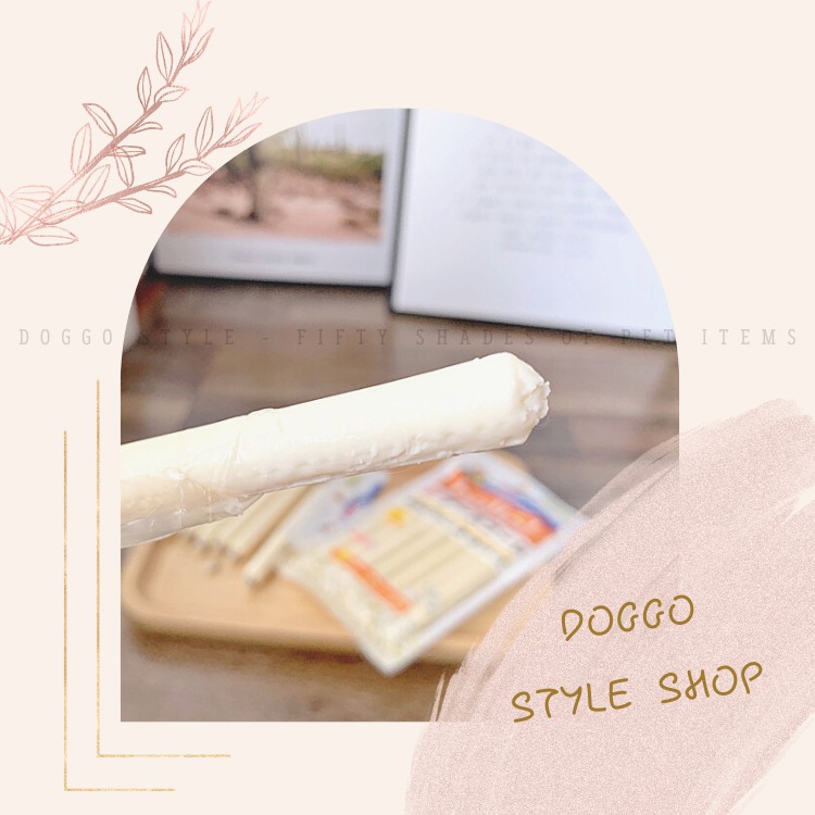 Thức Ăn Treat Bánh Thưởng Cho Chó Mèo Xúc Xích Phô Mai Vị Sữa Cao Cấp Cung Cấp Protein Doggyman
