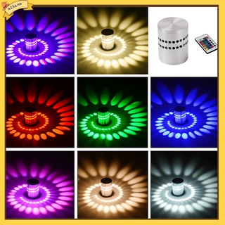 Đèn led 3W RGB hình xoắn ốc điều khiển từ xa gắn trần nhà / quán bar chuyên dùng