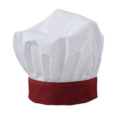 Nón bếp nam nữ Nidala màu trắng trơn chất Kaki cao cấp