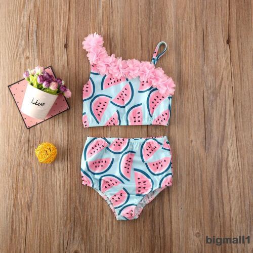 Bộ Đồ Bơi Bikini In Hình Dưa Hấu Dễ Thương Cho Bé Gái Từ 1-5 Tuổi