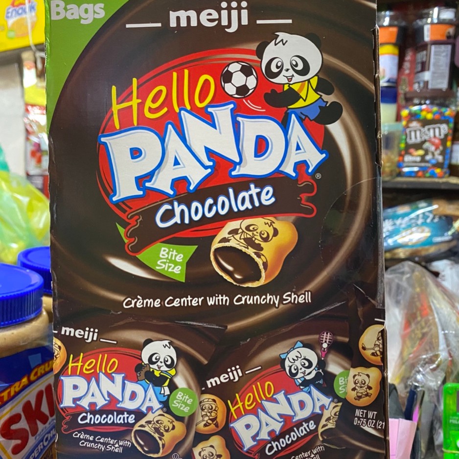 Bánh Gấu Hello Panda Chocolate Meiji USA 21gr - Date T5/2022