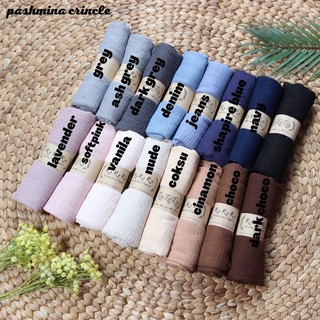 (Part I) PASHMINA CRINCLE RAWIS PREMIUM