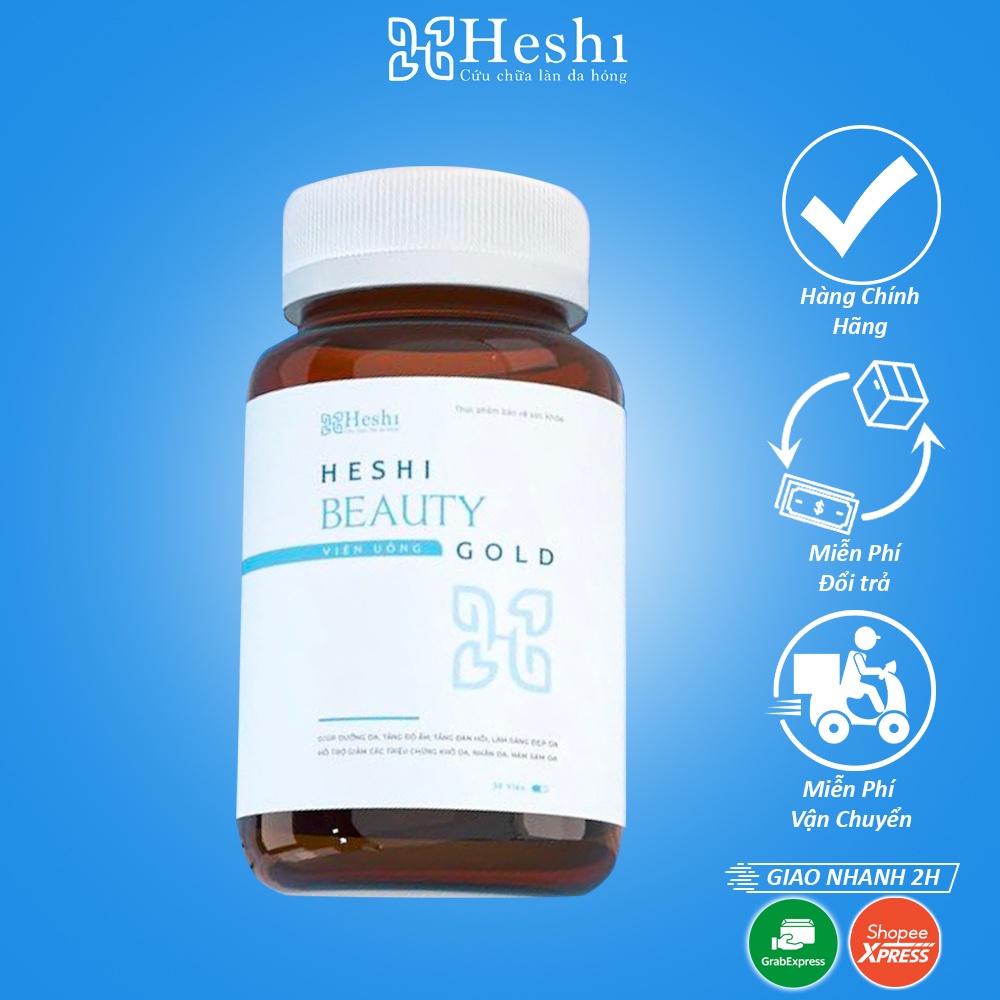 Viên Uống Trắng Da Heshi Beauty Gold