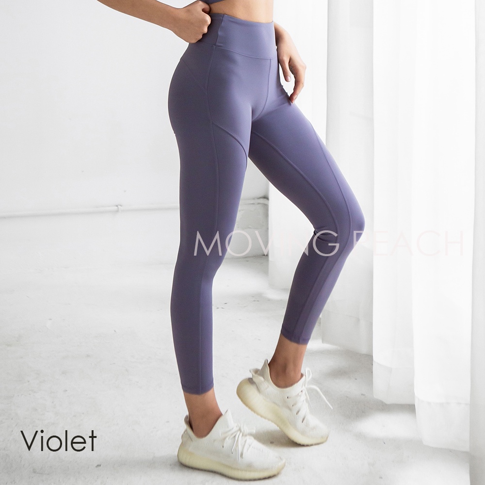 Quần MOVING PEACH Ôm Nâng Mông Lưng Cao Phong Cách Thể Thao Tập Thể Dục CLA Dành Cho Nữ