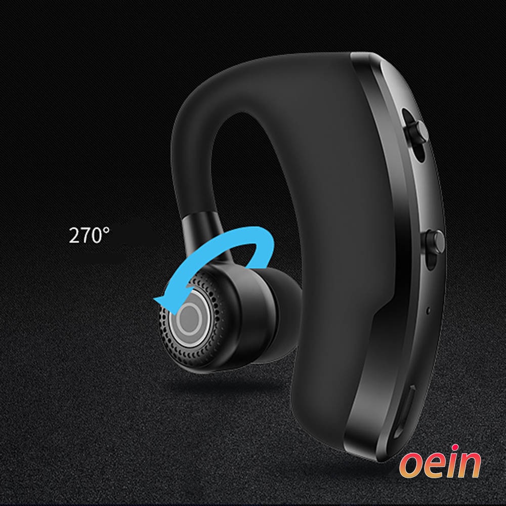 Tai nghe ZEEJUL Bluetooth V9 phong cách doanh nhân thích hợp cho iPhone Samsung kèm phụ kiện