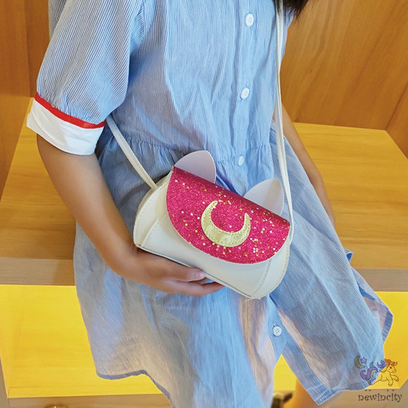 Túi Đeo Chéo Đựng Tiền Xu Họa Tiết Hoạt Hình Kiểu Hàn Quốc Thời Trang Mùa Hè Cho Bé Gái