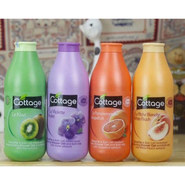 Sữa tắm Cottage. Pháp. 750ml