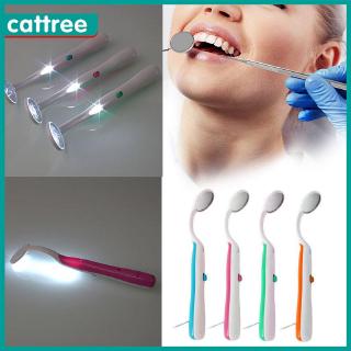 Dental Lighted Mirror LED Dentist Mirror Plastic Light