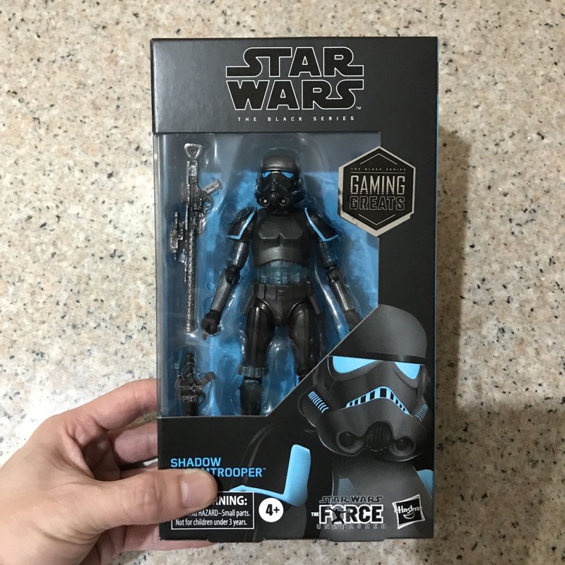 Shadow StormtrooperMô hình Hasbro ◊ Star Wars Black Series 6-inches ◊ The Force Unleashed - Gamestop Exclusive