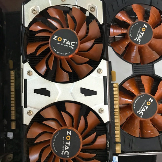 Card màn hình Zotac, gigabyte Gtx 750ti 2gb D5 2 Fan