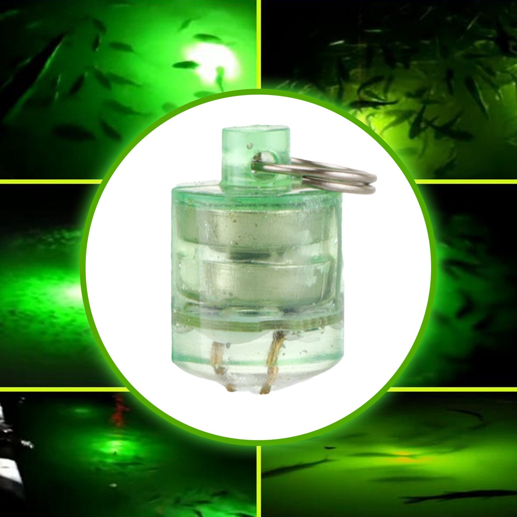 Đèn LED Mini Hình Trụ Nhiều Màu Sắc Dùng Trong Câu Cá