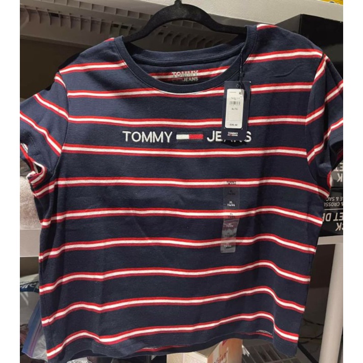 ❤️Hiệu TOMMY❤️Áo của nữ tay ngắn ôm body