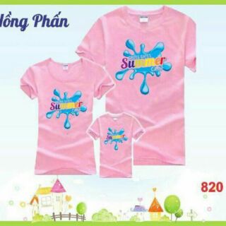 Set 3 ao gia đình mùa hè
