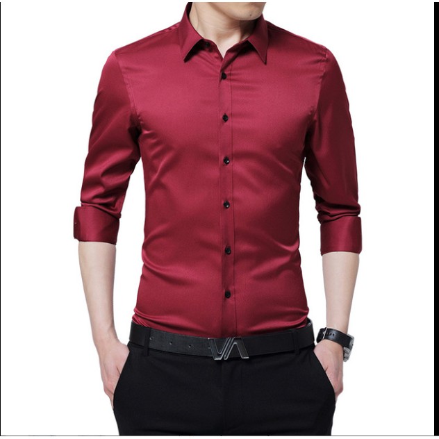 (SANG TRỌNG)Áo Sơ Mi Nam Dài Tay Thời Trang - Phong Cách Nam Tính Lịch Lãm SM0005 | BigBuy360 - bigbuy360.vn