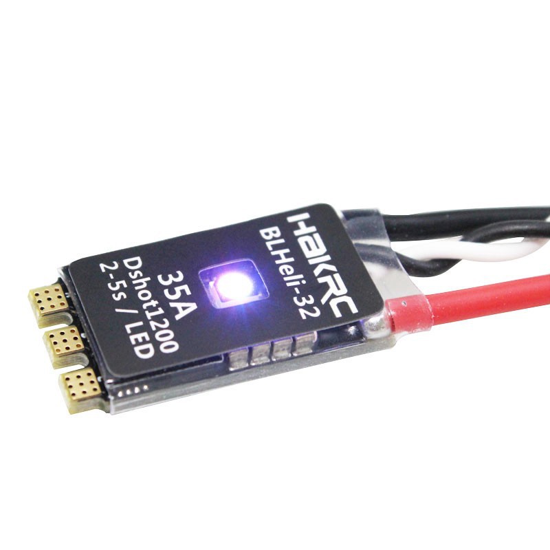 【RC Kuduer】HAKRC BLHeli_32 Bit 35A 2-5S ESC Built-in LED Support Dshot1200 Multishot for FPV RC Drone