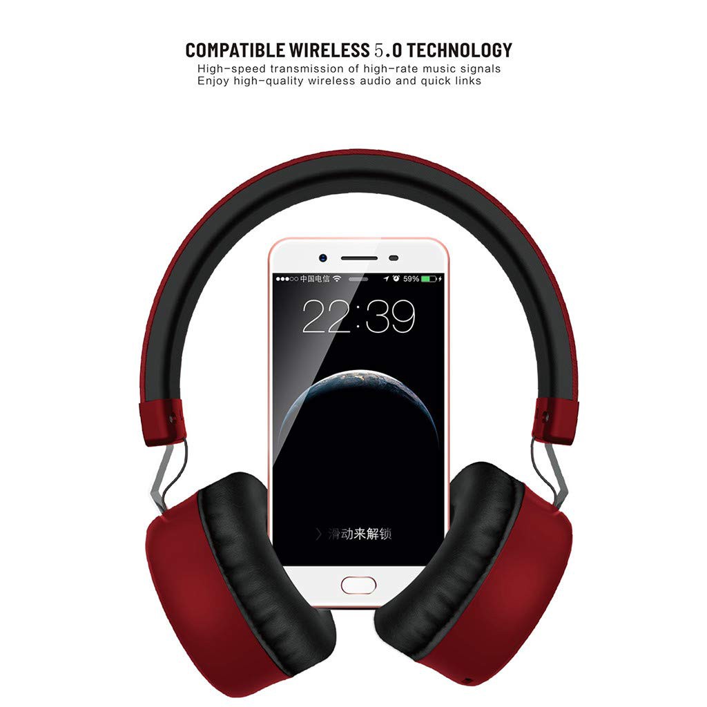 Tai nghe Chụp Tai Bluetooth Headphone 5.0 Uenjoy Đàm Thoại Cao Cấp