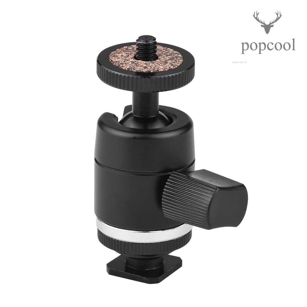 Đầu Bi Xoay 360 Độ Với Ốc Vít 1 / 4 Inch Cho Giá Đỡ Ba Chân Máy Ảnh Túi Đựng Đồ Dùng 11lbs Tiện Dụng