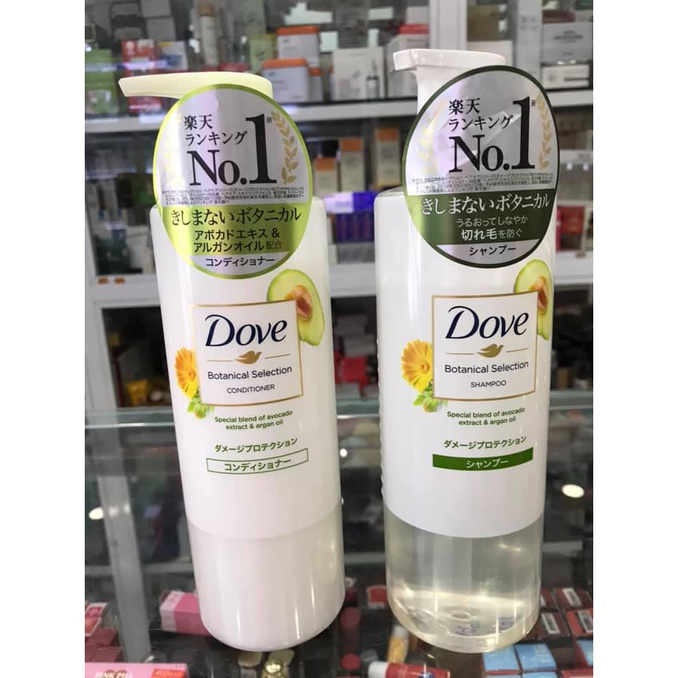 Dầu gội-dầu xả Dove Nhật phục hồi tóc hư tổn 500g