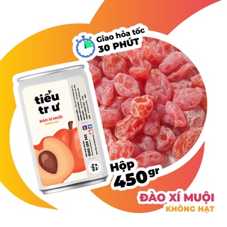 Đào xí muội bao tử không hạt chua ngọt | Lọ 450g | Ăn vặt Tiểu Trư Snacks Hà Nội ngon rẻ