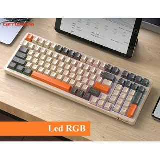 Bàn phím cơ gaming tùy chỉnh 3 chế độ k98 rgb attack shark