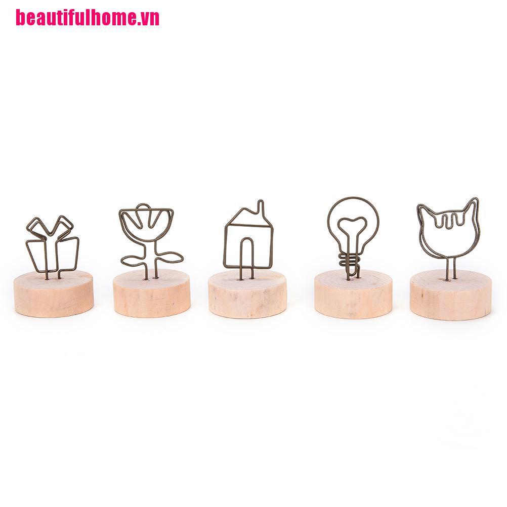 Giá Đỡ Kẹp Ảnh / Giấy Ghi Chú Bằng Gỗ Tiện Dụng | BigBuy360 - bigbuy360.vn