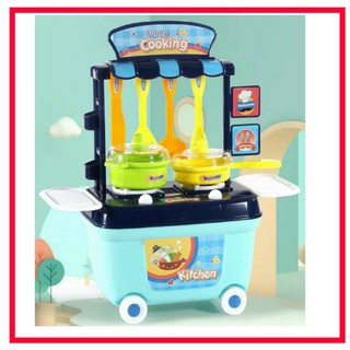 Bộ nấu ăn, bếp di động - Đồ chơi nấu ăn cao cấp cho bé