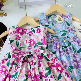 🌸🌸 ĐẦM HOA CỔ VUÔNG HỞ LƯNG CỘT NƠ 🎀🎀