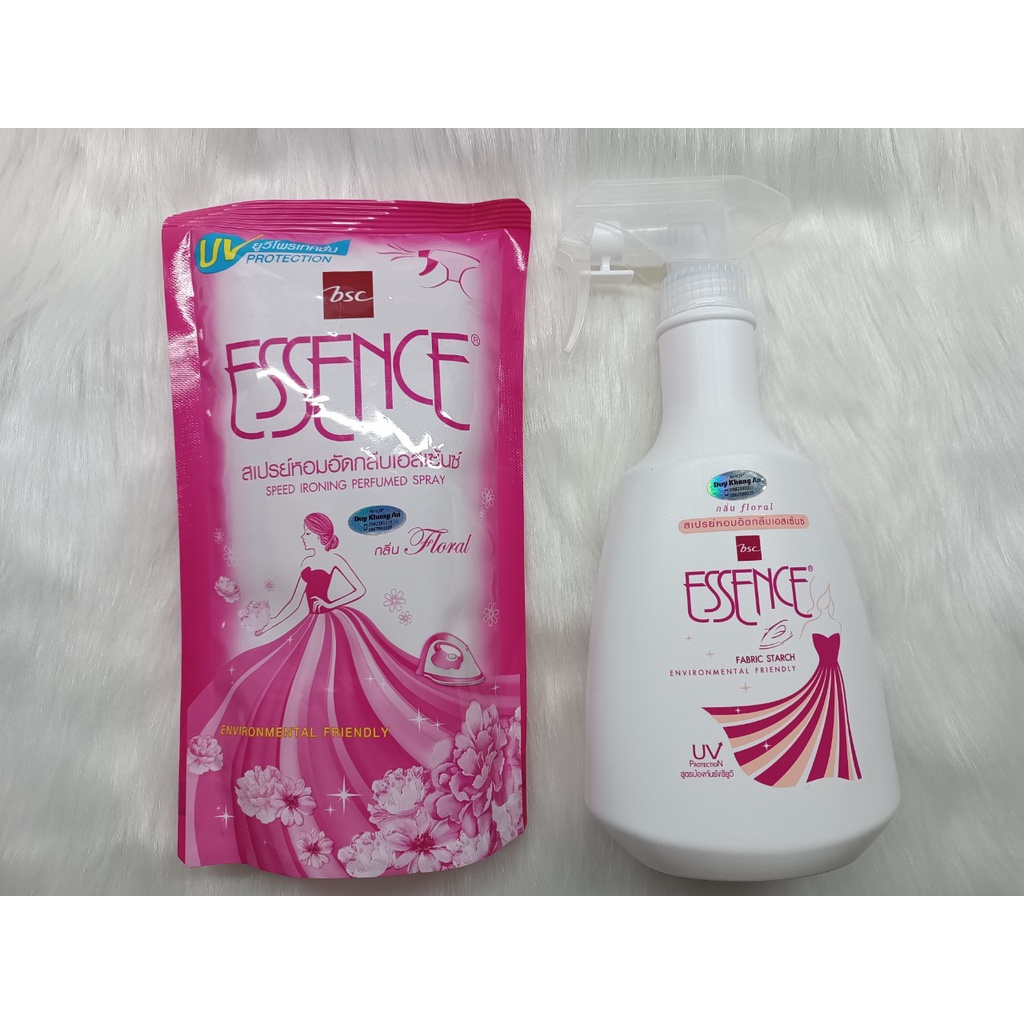 Combo  xịt ủi quần áo Essence nhập khẩu chính hãng