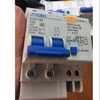 Aptomat chống giật 2pha dz47-63