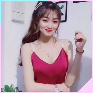 Áo hai dây phi lụa