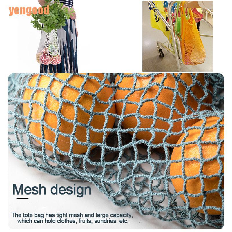 Túi Lưới cotton Đựng Rau Củ Quả Có Thể Tái Sử Dụng