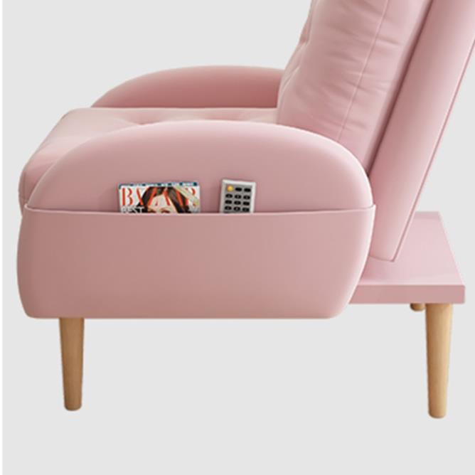 ❤ HÀNG MỚI  ❤ Ghế sofa thư giãn - [ẢNH THẬT] Ghế lười kèm đôn chân gỗ đệm vải êm ái