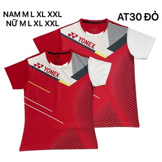 Áo cầu lông Yonex 2020 Nam Nữ Đỏ AT30 1 Áo