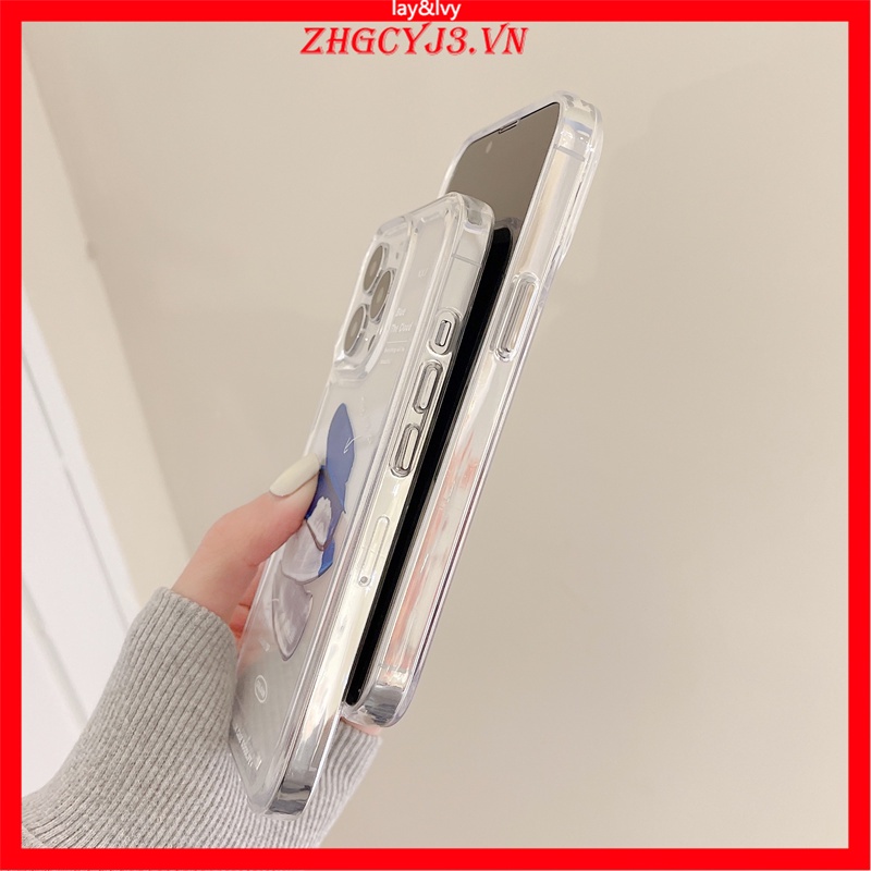 Ốp Điện Thoại Silicone IMD Trong Suốt Họa Tiết Hoạt Hình Cho IPhone 7/8 Plus XS XR 11 12 Pro Max 13 Pro