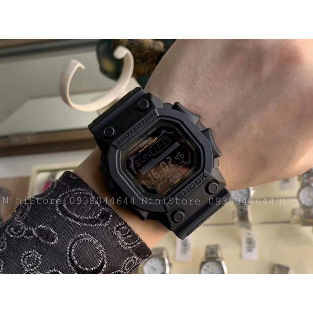 Đồng hồ nam Casio GSHOCK DW-5600BB-1CR dây cao su mặt kính chống nước hiện thị ANALOG chính hãng | BigBuy360 - bigbuy360.vn