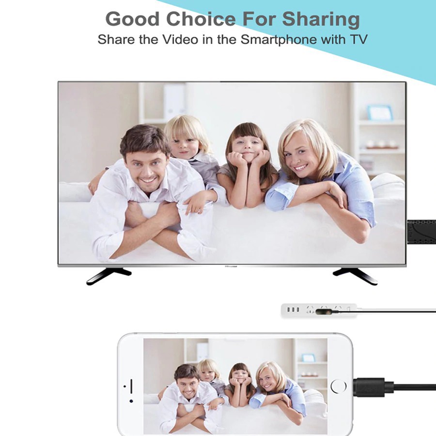 Cáp chuyển đổi từ cổng HDMI sang HDMI cho Apple lightning sang HDMI cổng USB HDMI TV Digital AV