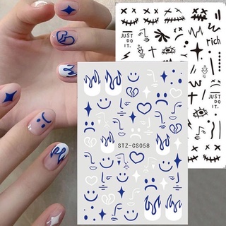 Nhãn dán, Sticker trang trí móng Icon