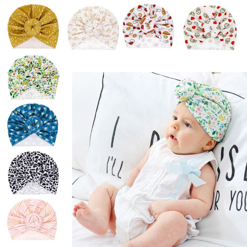 Mũ Bonnet Thoáng Khí Thoải Mái In Họa Tiết Hoa / Hoàng Tử Thời Trang Mùa Hè Cho Bé Sơ Sinh