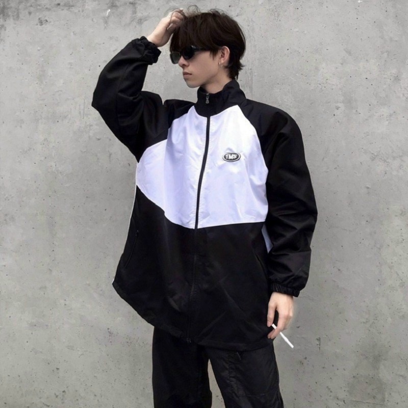 Áo khoác form rộng nam nữ MIDSIDE chất gió_VIETCEN