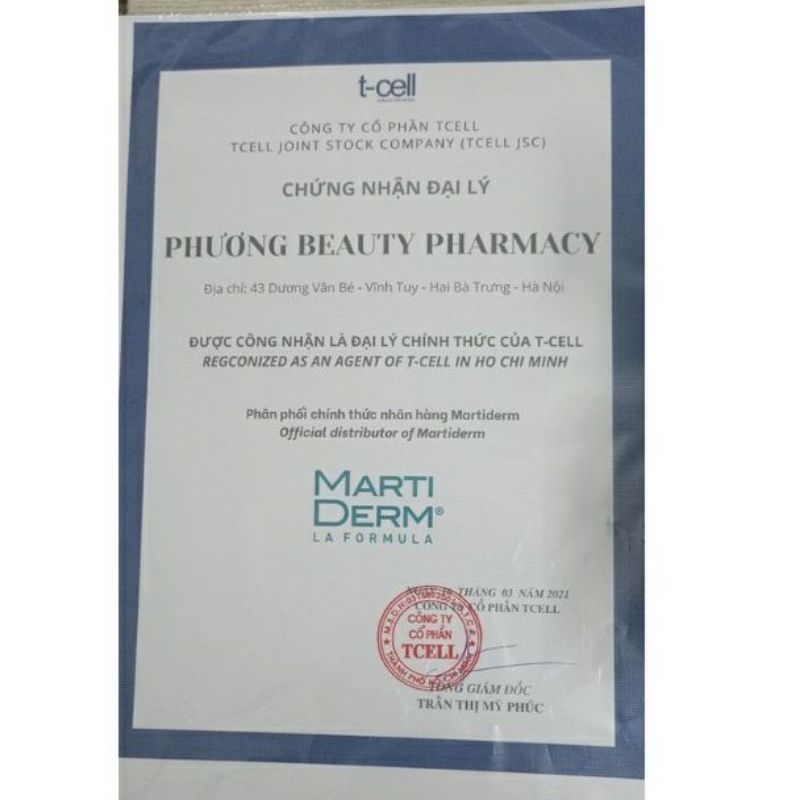 Tinh chất dưỡng trắng và mờ thâm nám MartiDerm Pigment Zero DPS Bright