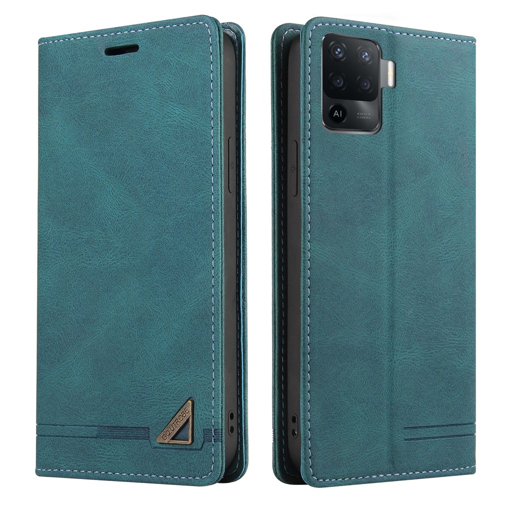 Oppo A94 / F19 Pro 008 Bao Da Nắp Gập Màu Trơn Đơn Giản Cho | BigBuy360 - bigbuy360.vn