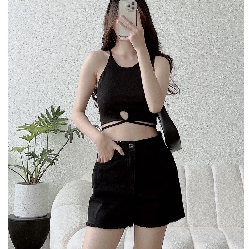 Quần Short jean nữ tua gấu thời trang mùa hè, phong cách mới - Dear Muse