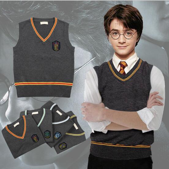 Áo Sweater Cổ Chữ V Hóa Trang Nhân Vật Trong Phim Harry Potter