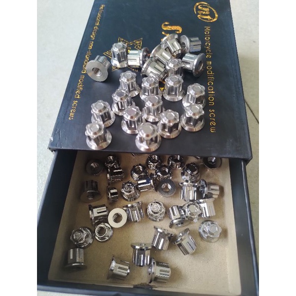 tán Salaya 6li 8li 10ly bít đầu và hỡ đầu gắn các vị trí khác nhau trên xe