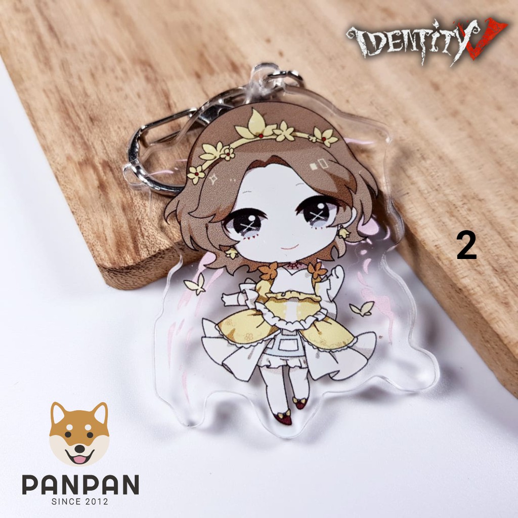 Móc khoá anime mica acrylic Identity V Skin 5 (6cm)